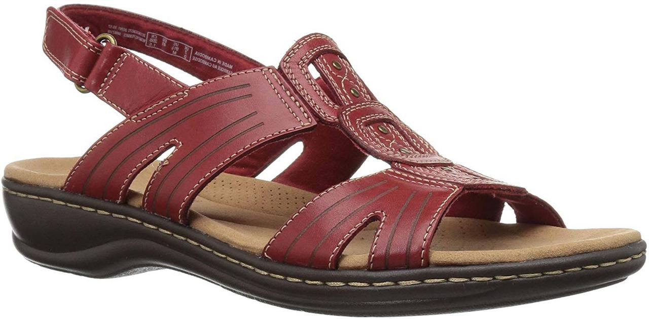 clarks womens leisa vine strap sandals