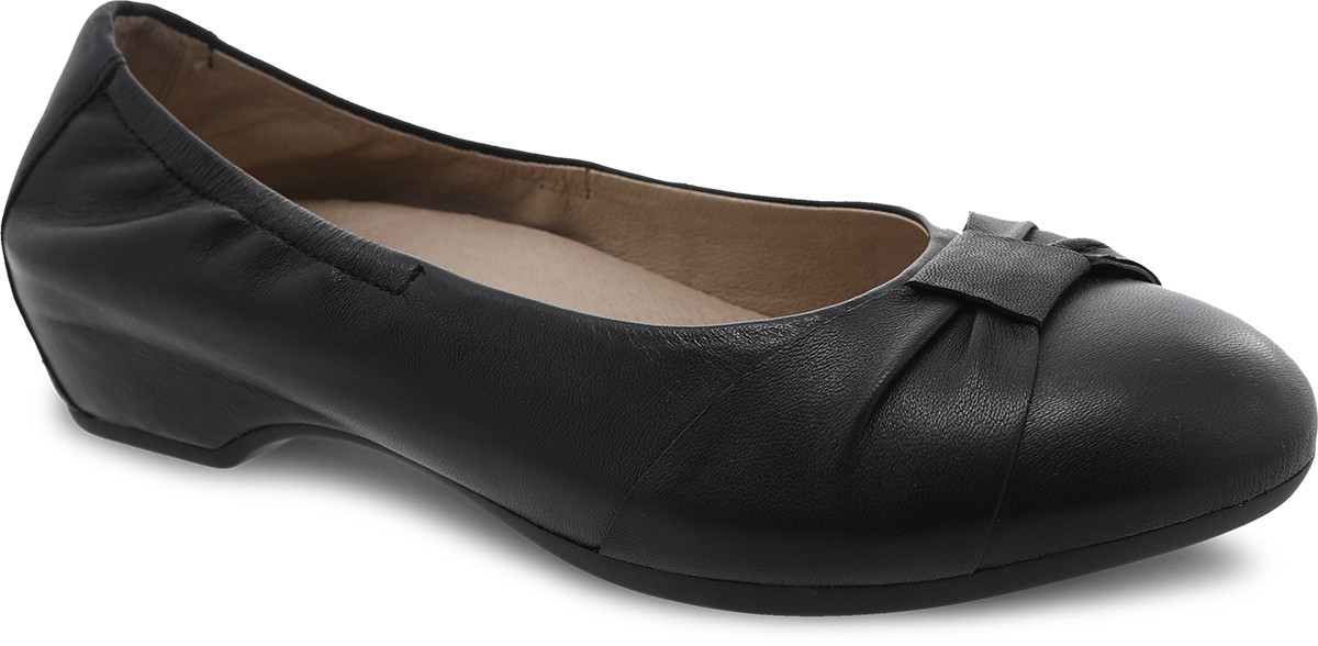 dansko leather flats