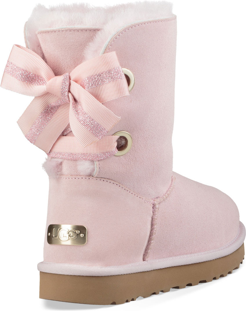 ugg women's customizable bailey bow short casual boots