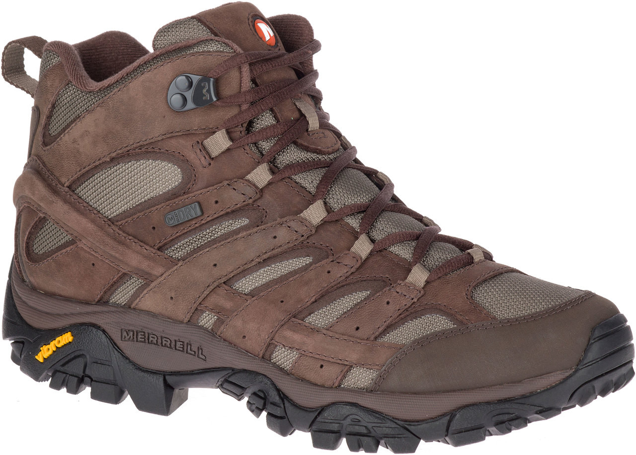 Merrell Men's Moab 2 Smooth Mid Waterproof - FREE Shipping & FREE ...