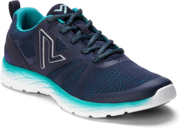 blue walking trainers