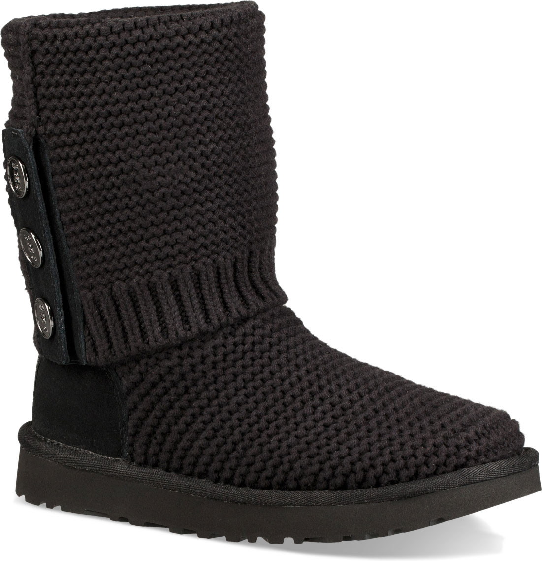 ... Boots; UGG Women's Purl Cardy Knit. Black