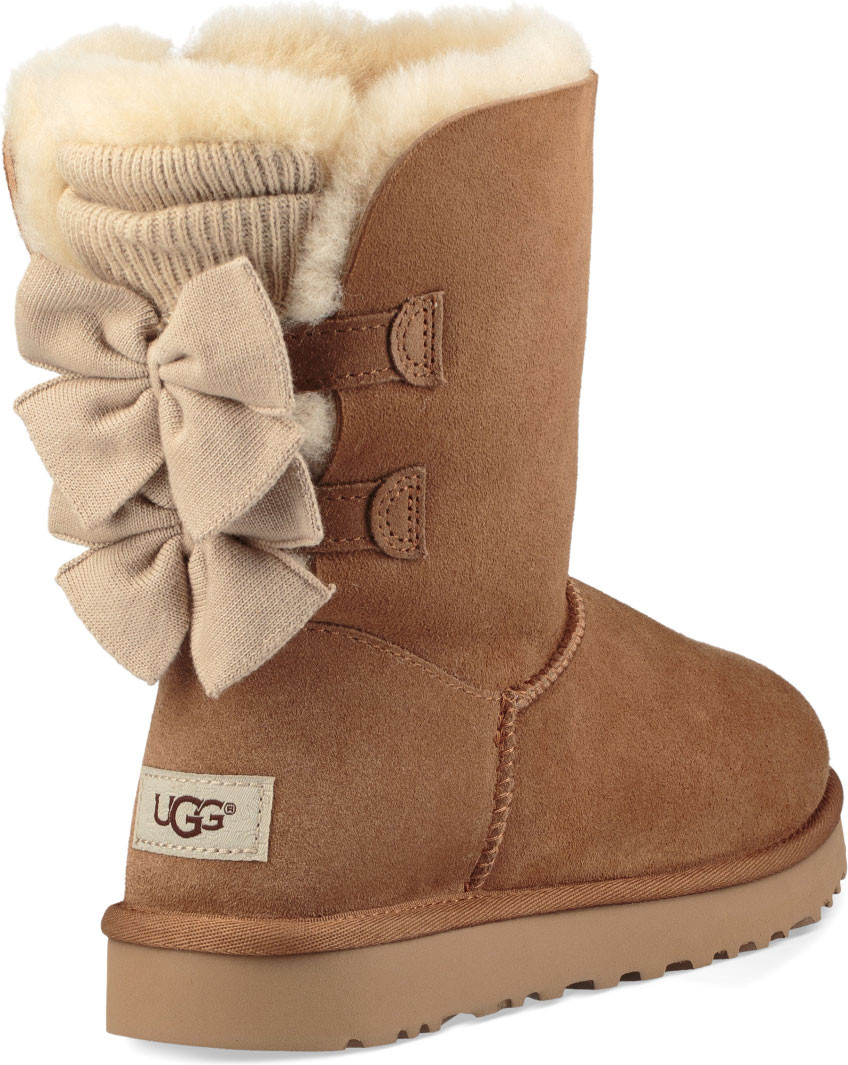 UGG Women's Bailey Bow Short Ruffle FREE Shipping & FREE Returns