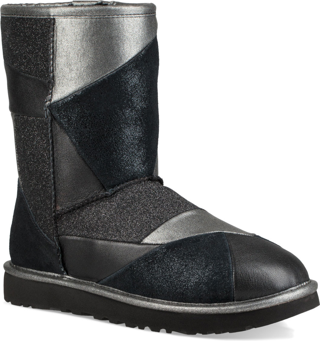 ugg classic patchwork boots