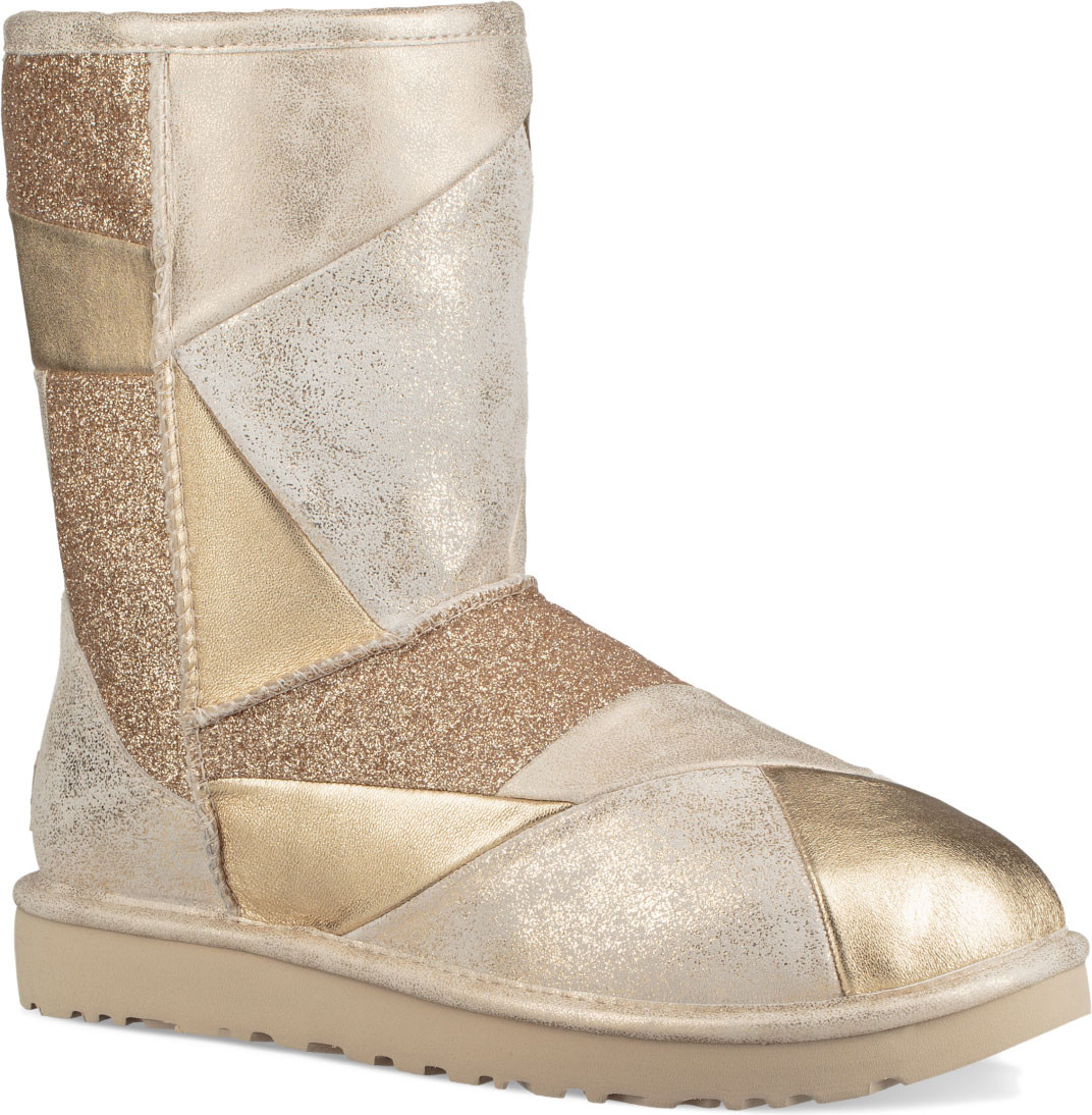 gold glitter uggs