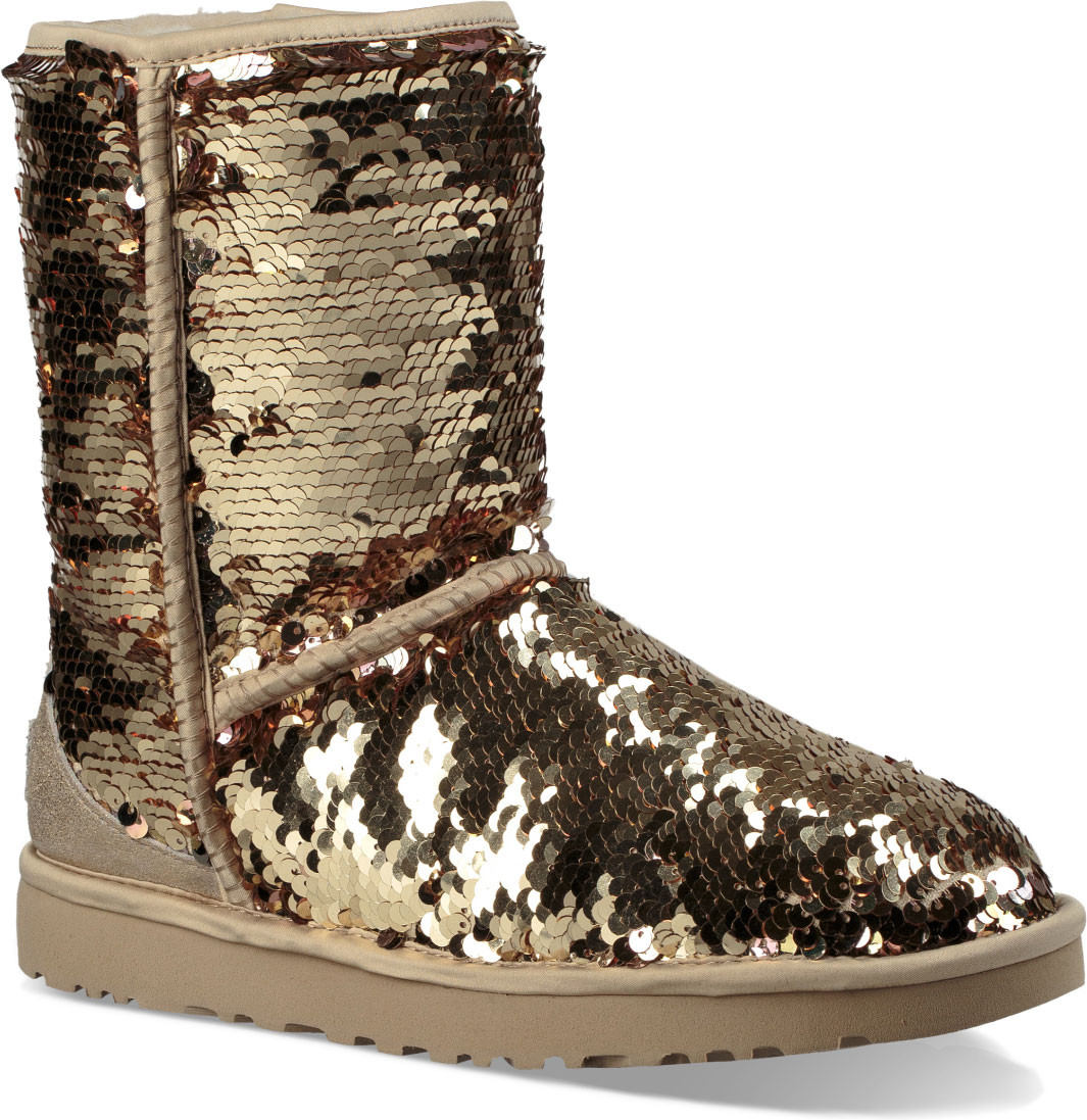 ugg gold sequin boots