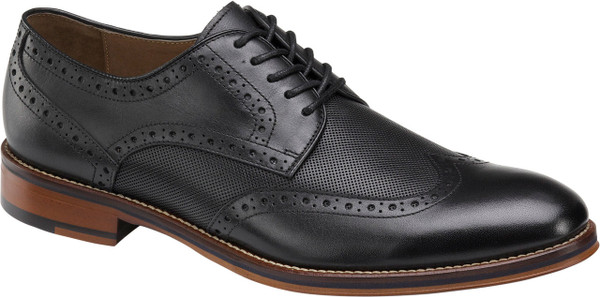 johnston and murphy black wingtips