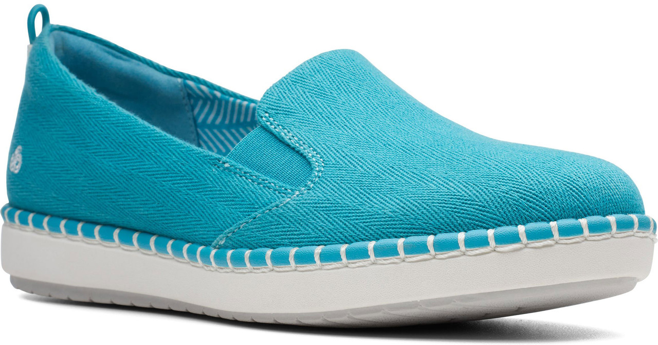 clarks womens canvas shoes 