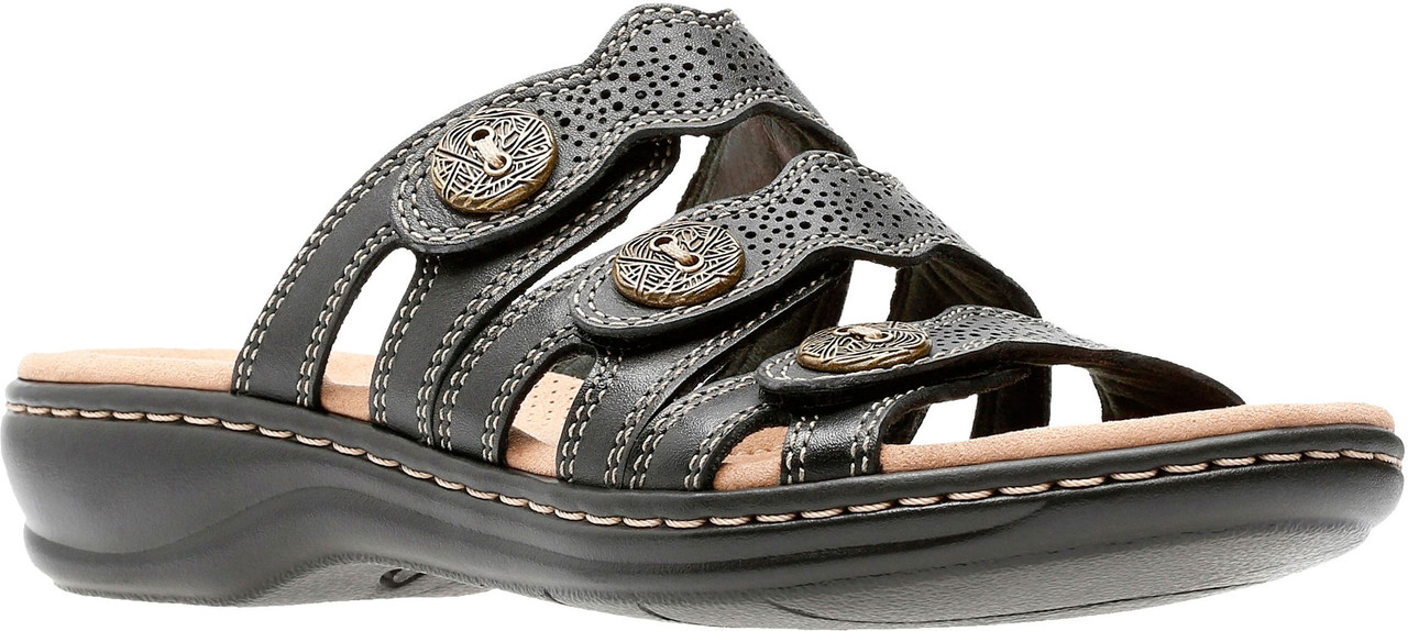 clarks womens leisa grace slide sandals