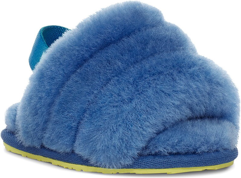 Ugg slides neon on sale blue