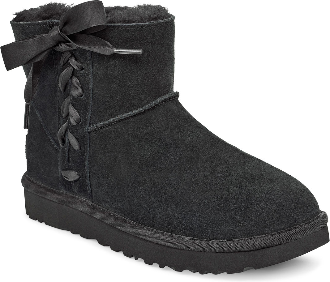 grey ugg boots with laces