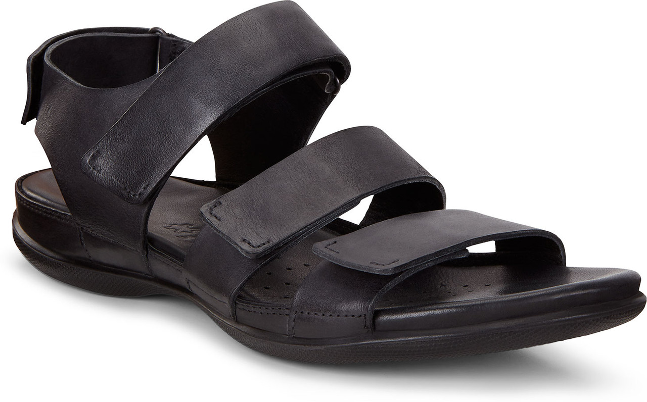 ecco womens sandals black