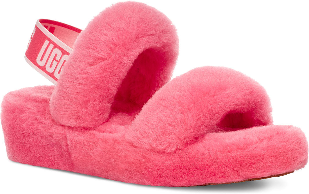 Pink oh yeah online ugg slippers