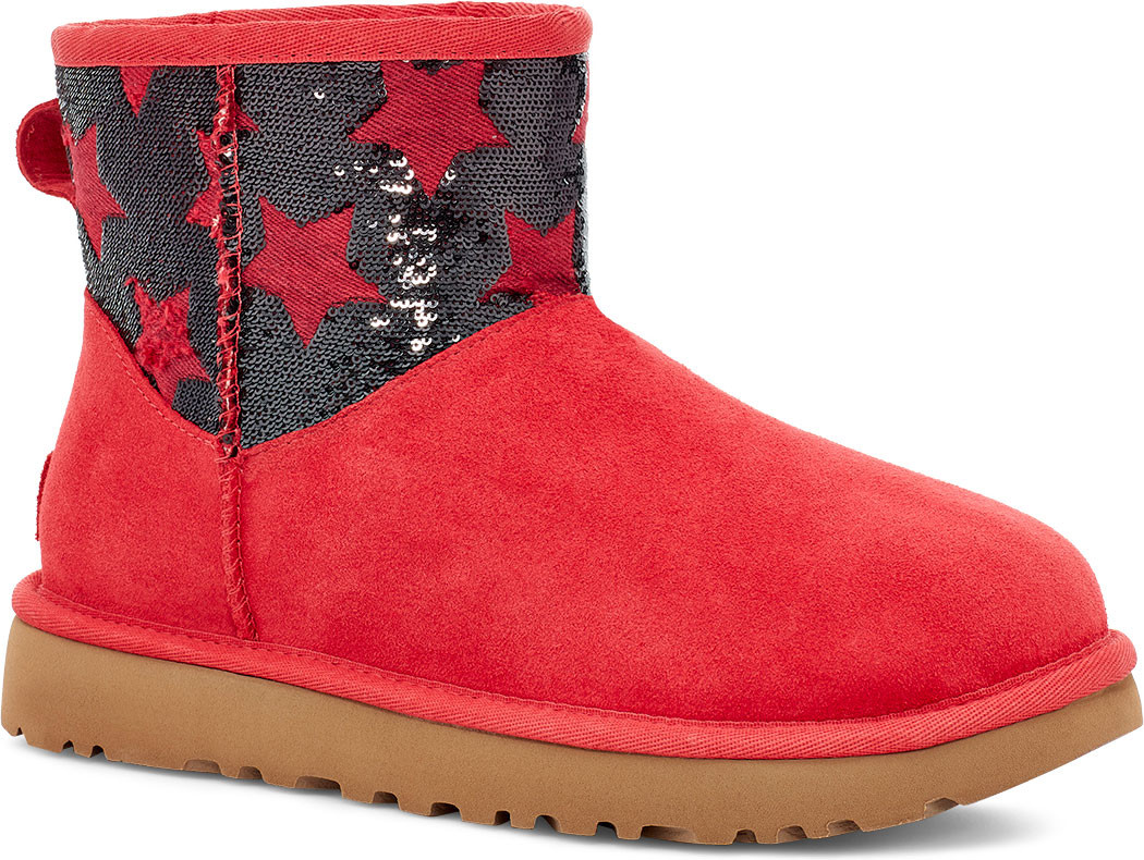 red sequin uggs