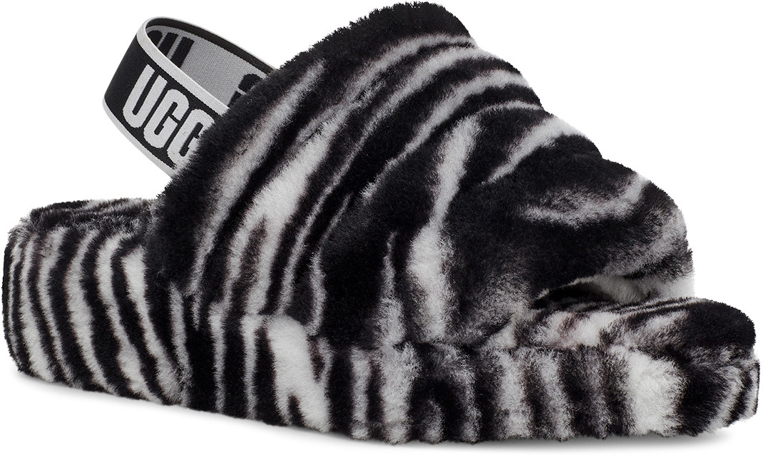 zebra ugg slippers