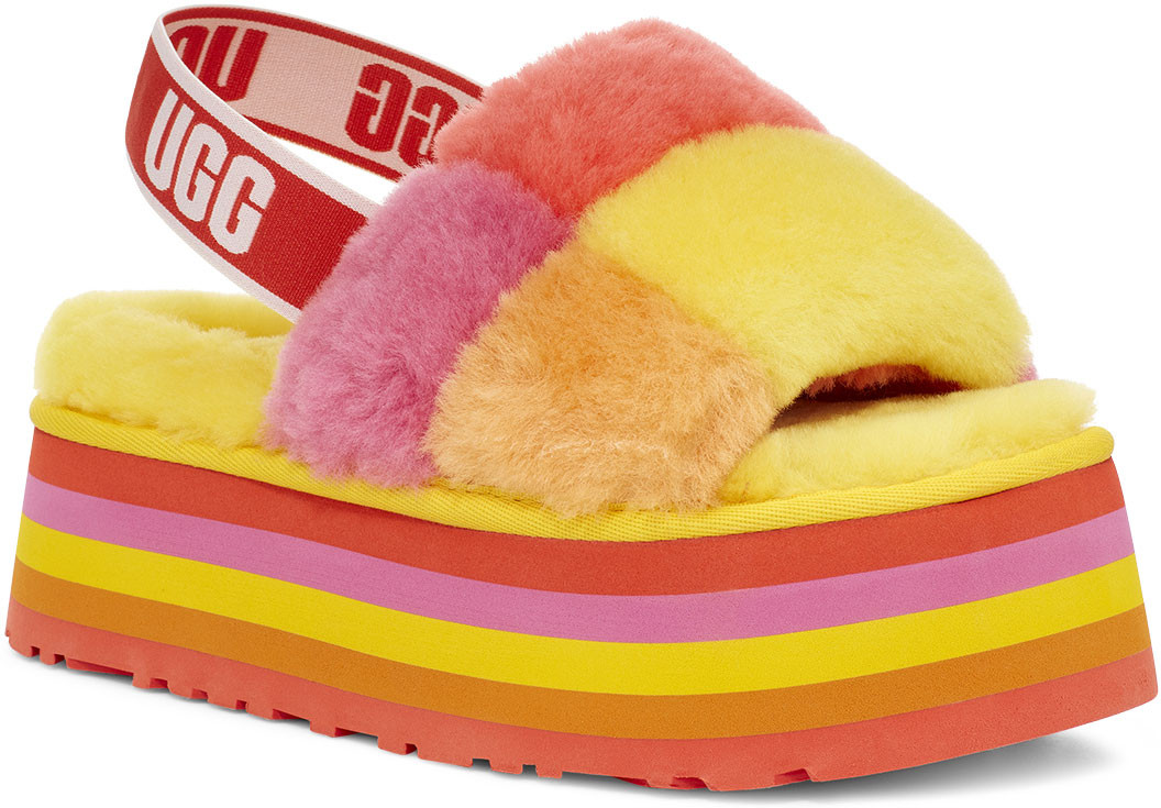 yellow uggs slides