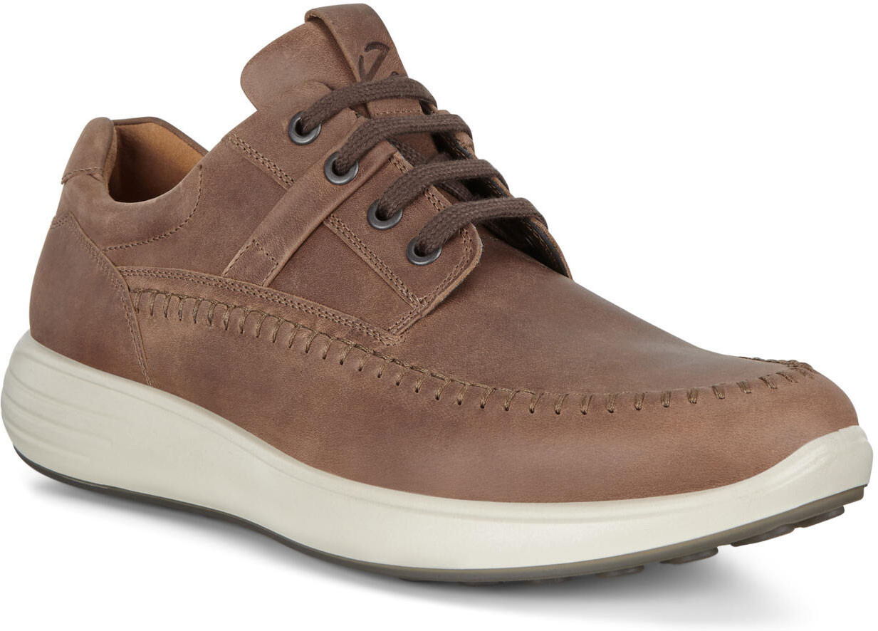 ECCO Men's Soft 7 City Leather Lace-Up Sneakers