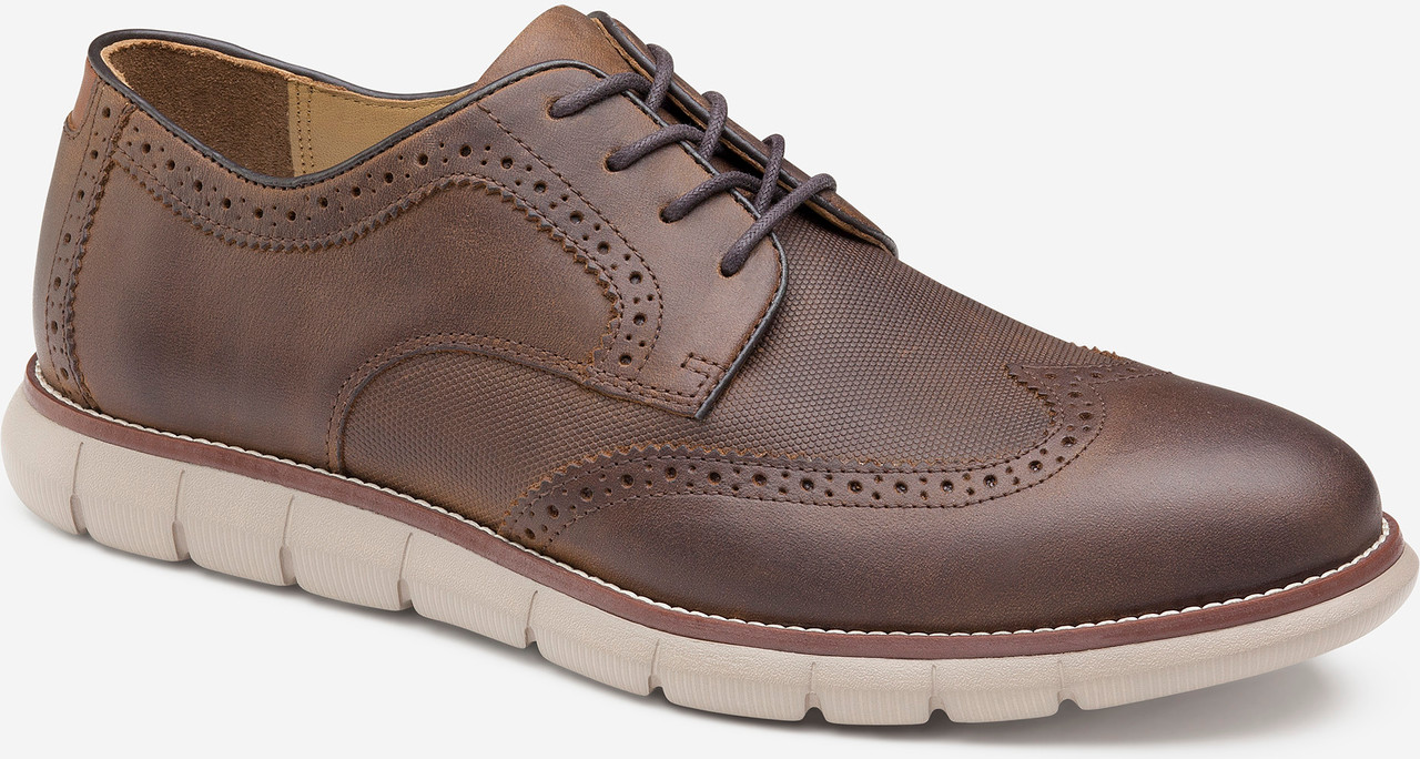 Johnston & Murphy Holden Embossed Wingtip - FREE Shipping & FREE Returns - Men's Oxfords & Lace-Ups