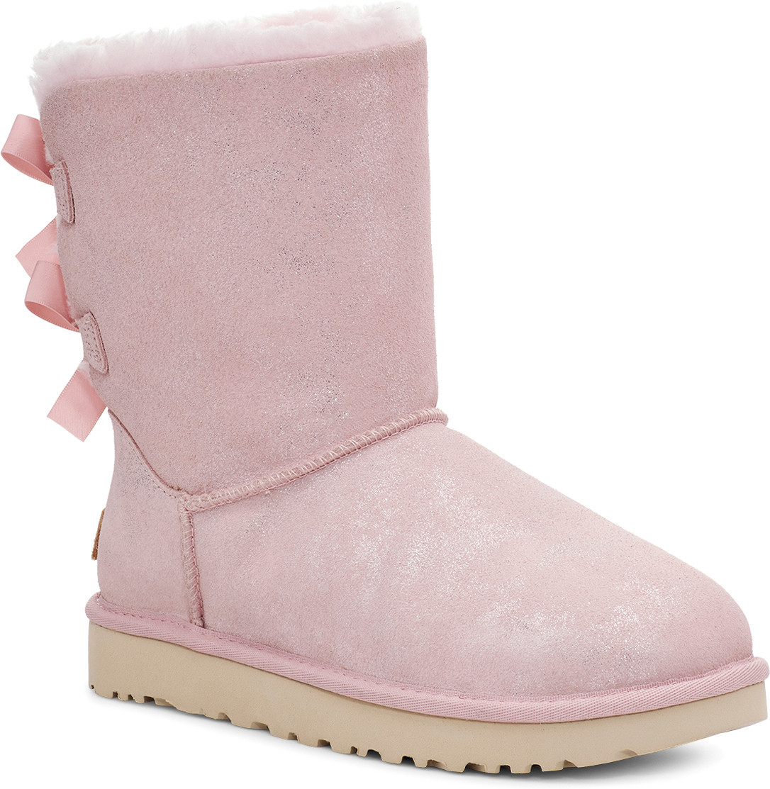pink bailey bow uggs women's