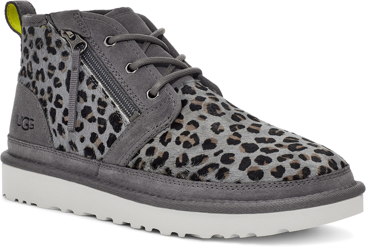 ugg leopard slip on sneakers