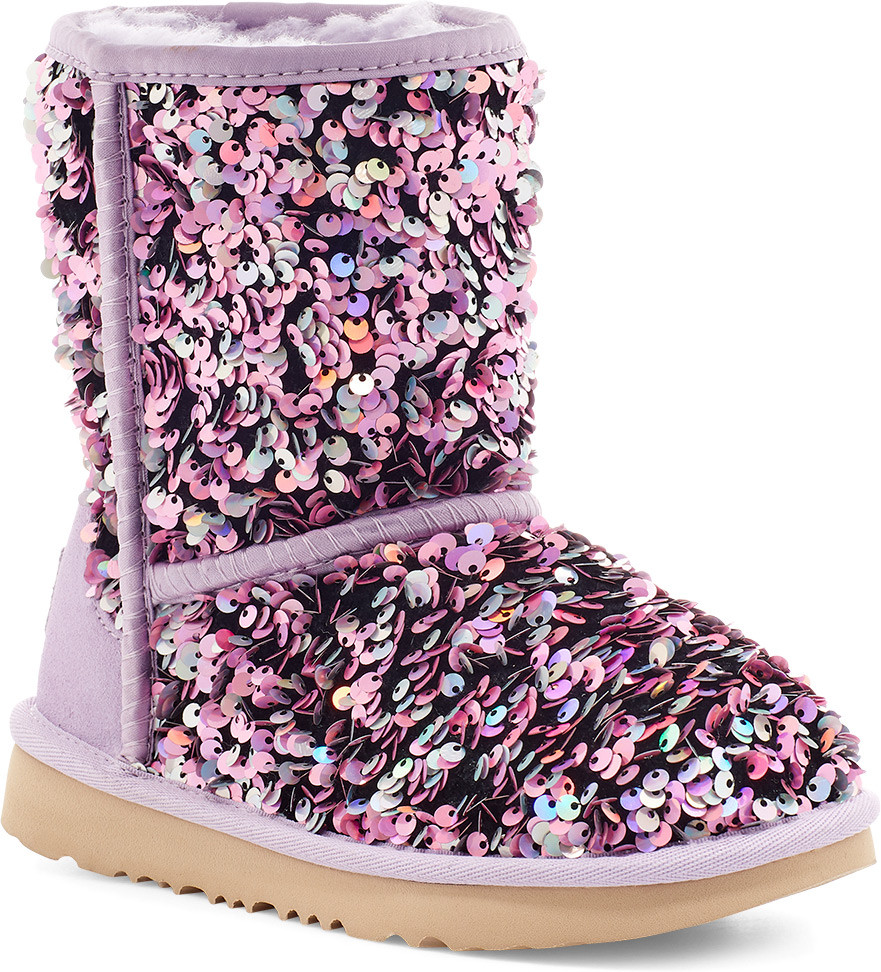 UGG Big Kids Classic II Stellar Sequin FREE Shipping & FREE Returns