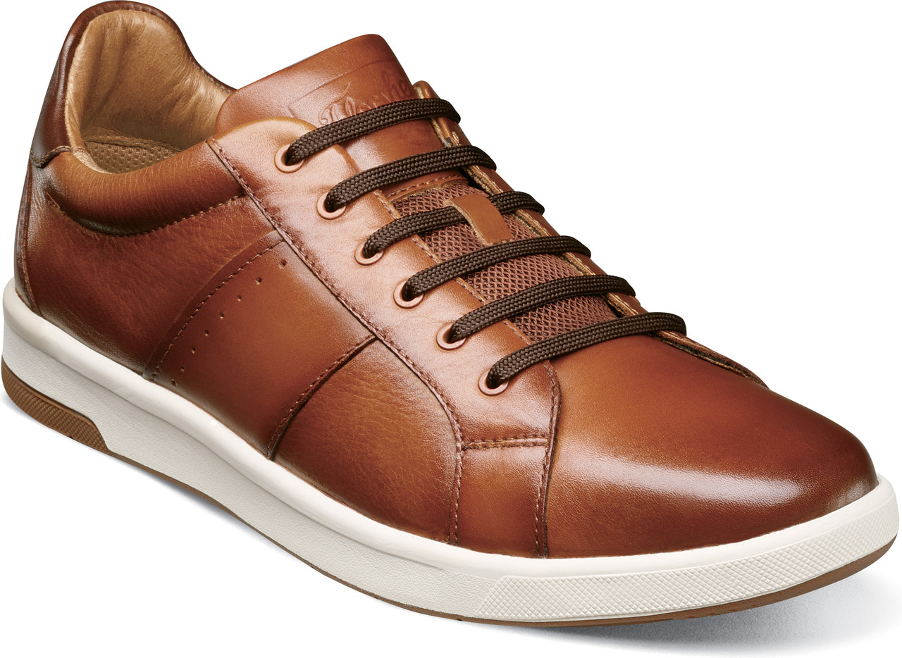 florsheim upscale cognac wingtip lace ups