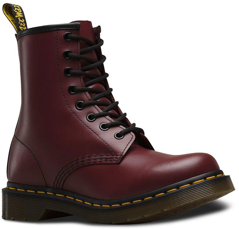 Red womens 2025 doc martens