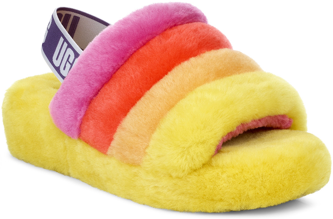 UGG Women s Pride Fluff Yeah Slide FREE Shipping FREE Returns