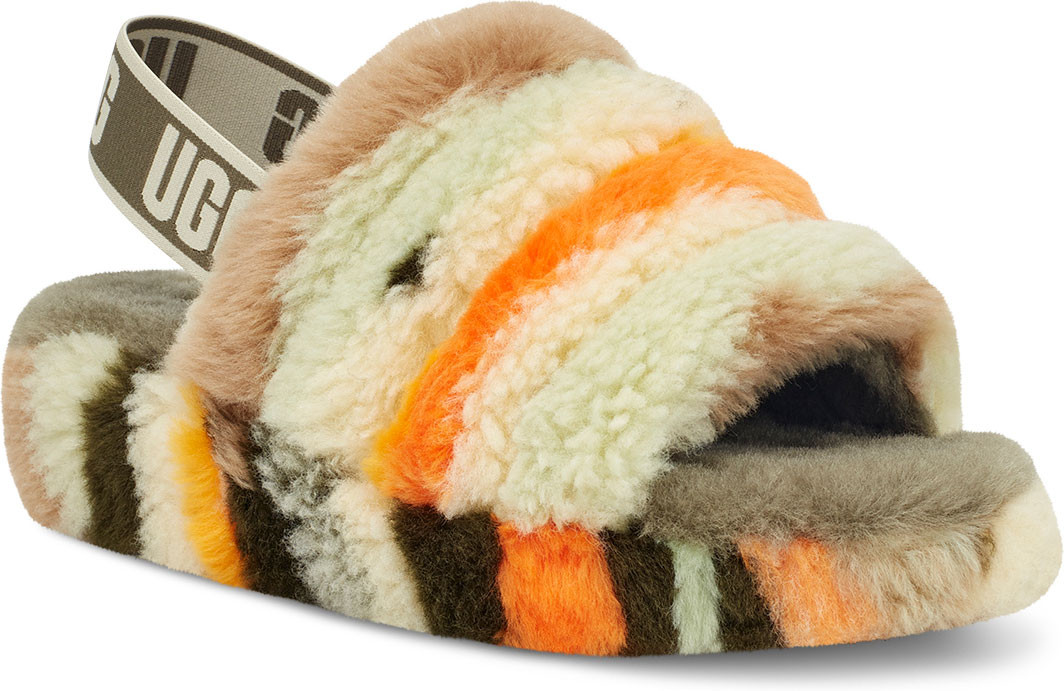 UGG Women s Fluff Yeah Slide Cali Collage