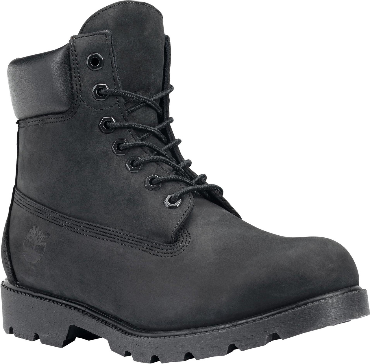 Timberland black clearance nubuck 6 inch