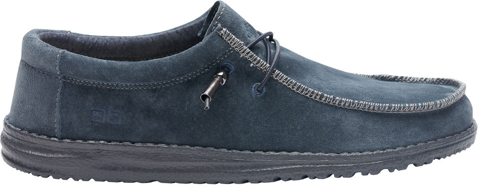 hey dude wally suede grey