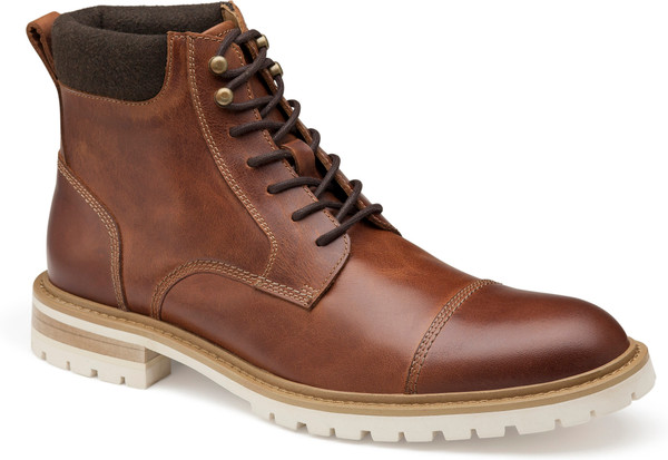 Johnston & Murphy Barrett Cap Toe Boot - FREE Shipping & FREE Returns ...