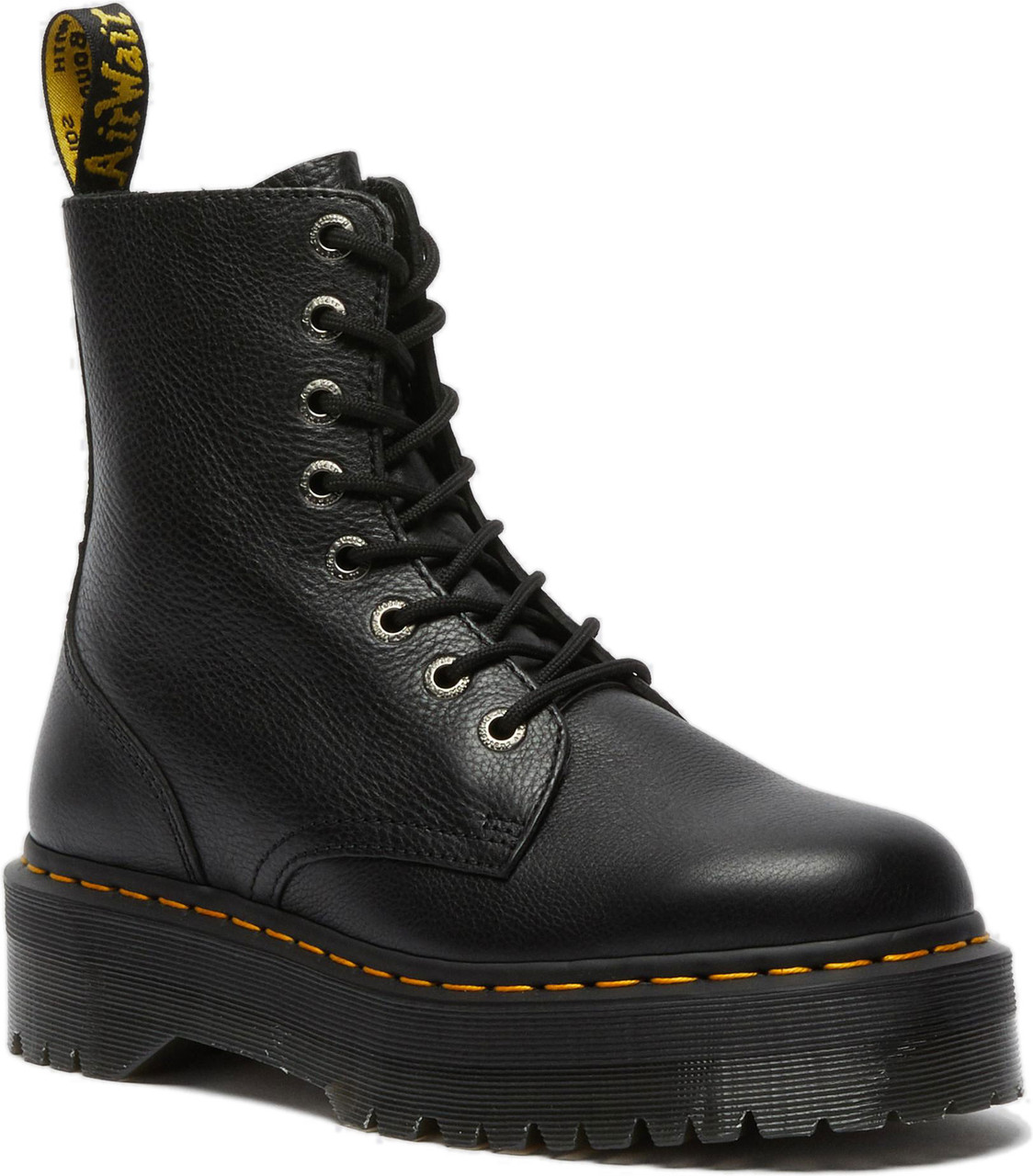 Doc martens soft sale leather black boots