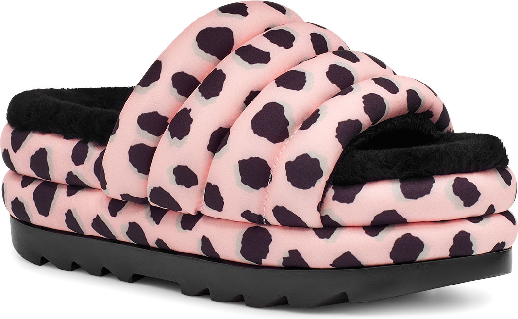 Ugg leopard print discount slides