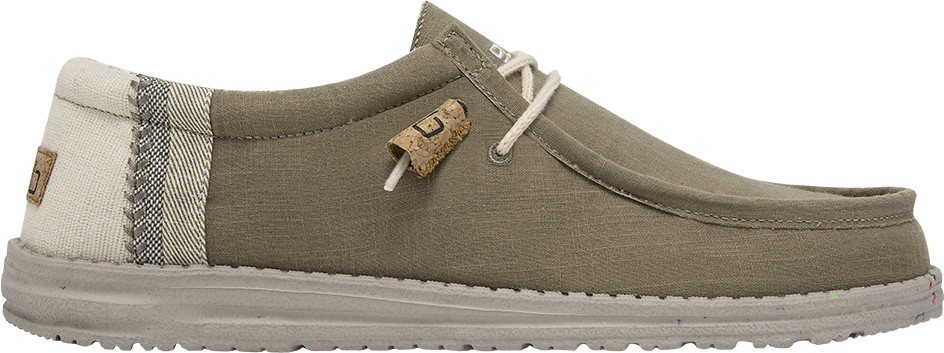 Hey Dude Men's Wally Linen Cork Natural Mows