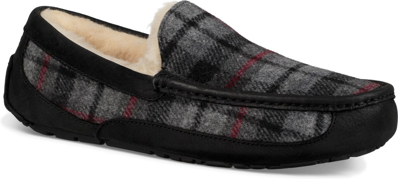 ugg mens ascot plaid slippers
