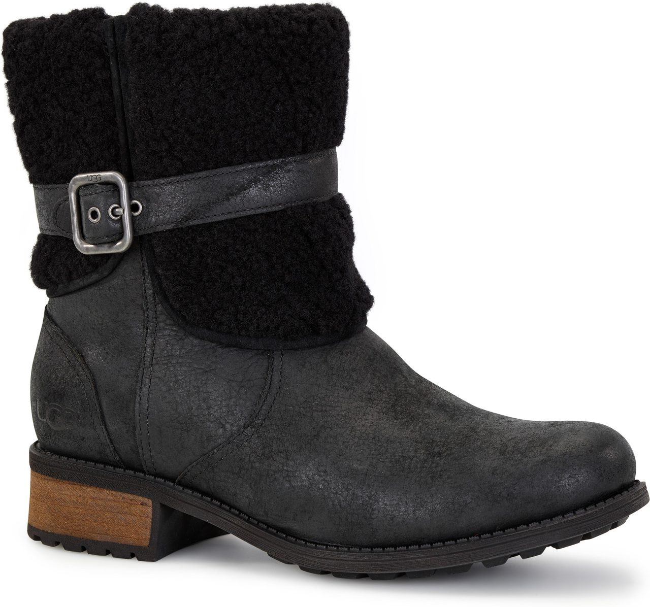 ugg australia blayre ii shearling cuff suede boots