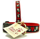 Daisy and Heart Dog Collars Made in USA