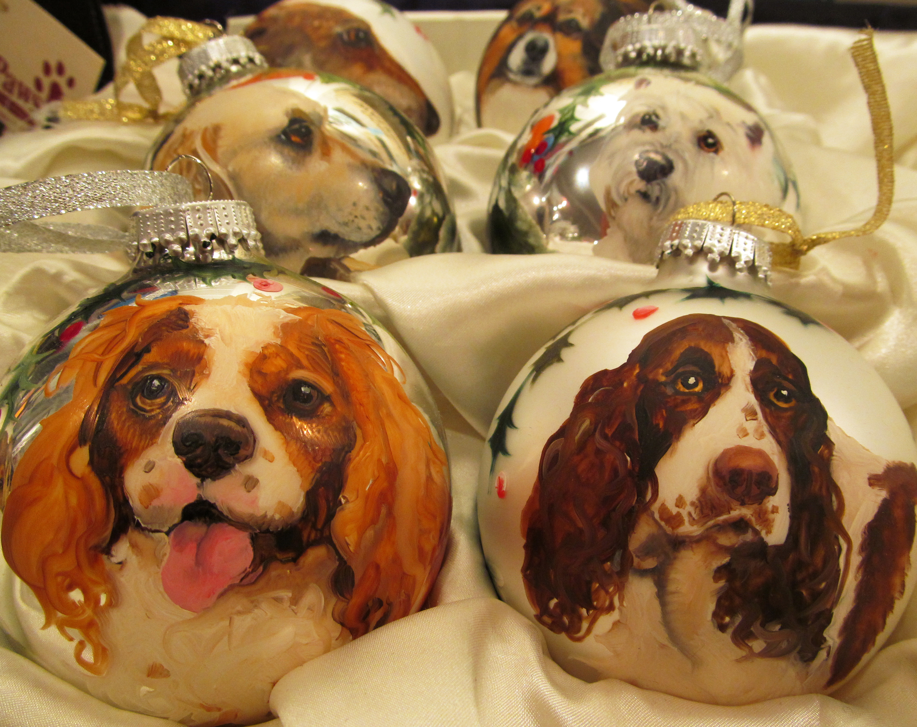 antique dog ornaments