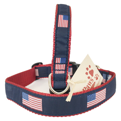 U.S. Flag Dog Collars, Made in America