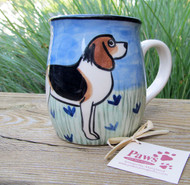 Hand-painted Beagle Mugs made in America