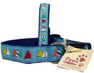 Rainbow Fleet Sailboat Dog Collar
