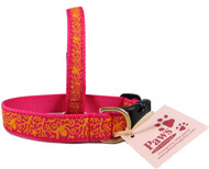 Orange and Pink Octopus Dog Collars made in America.
