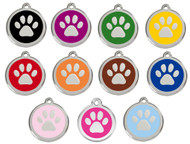 Enamel Stainless Steel ID Tags Come in a Variety of Colors!