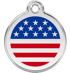 Stainless Steel All American Pet ID Tags