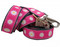 Daisy Pink Dog Leashes Made with Super Soft Hemp