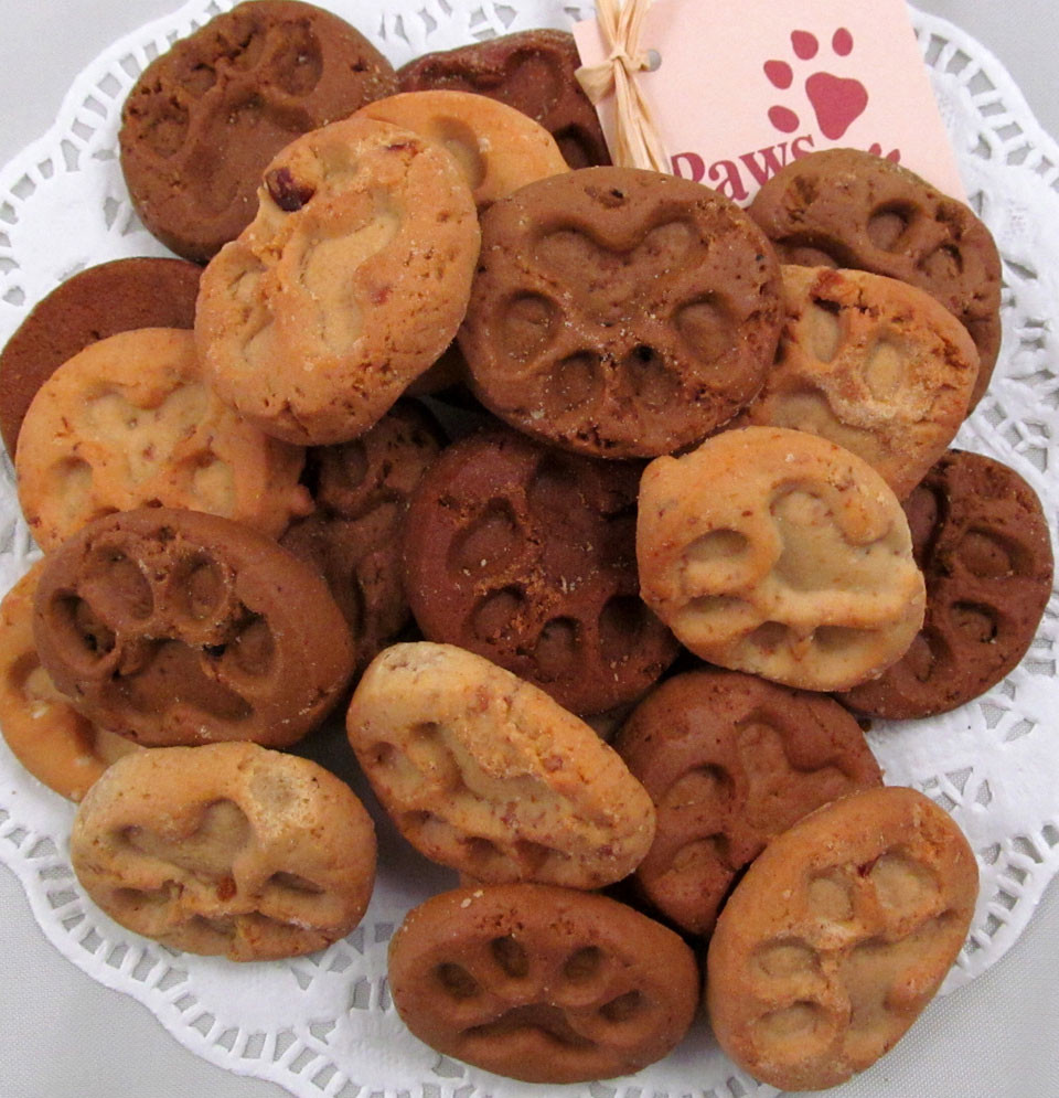 paw print dog treats