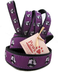 Natty Boh Dog Leashes with Purple Ribbon are made in USA.