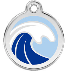 For the love of the water, catch one of these Wave Pet ID Tags