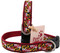 Small Maryland Flag Dog Collars in 3/4" Width